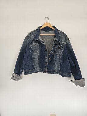 Y2K Cropped Jean Jacket